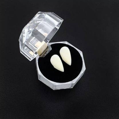 Adjustable Halloween Vampire Zombie Dentures for a spooky custom fit