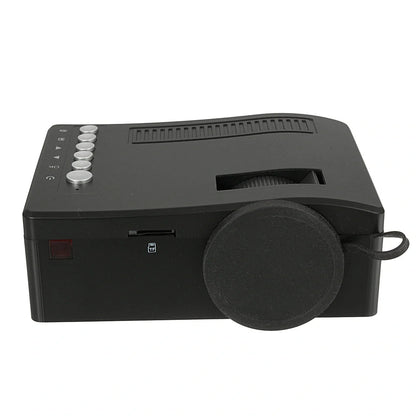 Compact Portable LED Projector with multiple input options and high brightness