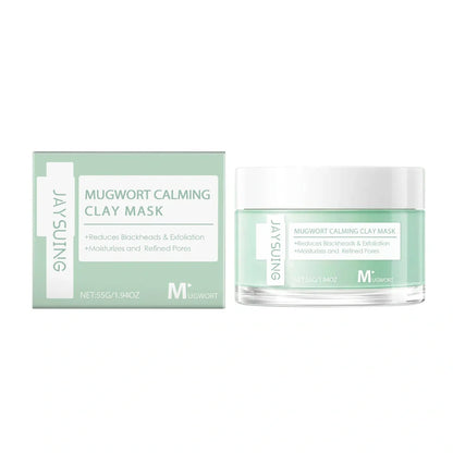 55g pore cleaning mud mask with bentonite clay and moxa leaf extract for acne treatment