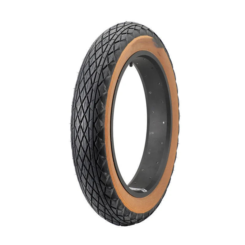 20x4.0 inch brown rubber tyre for snowmobiles and electric beach cars