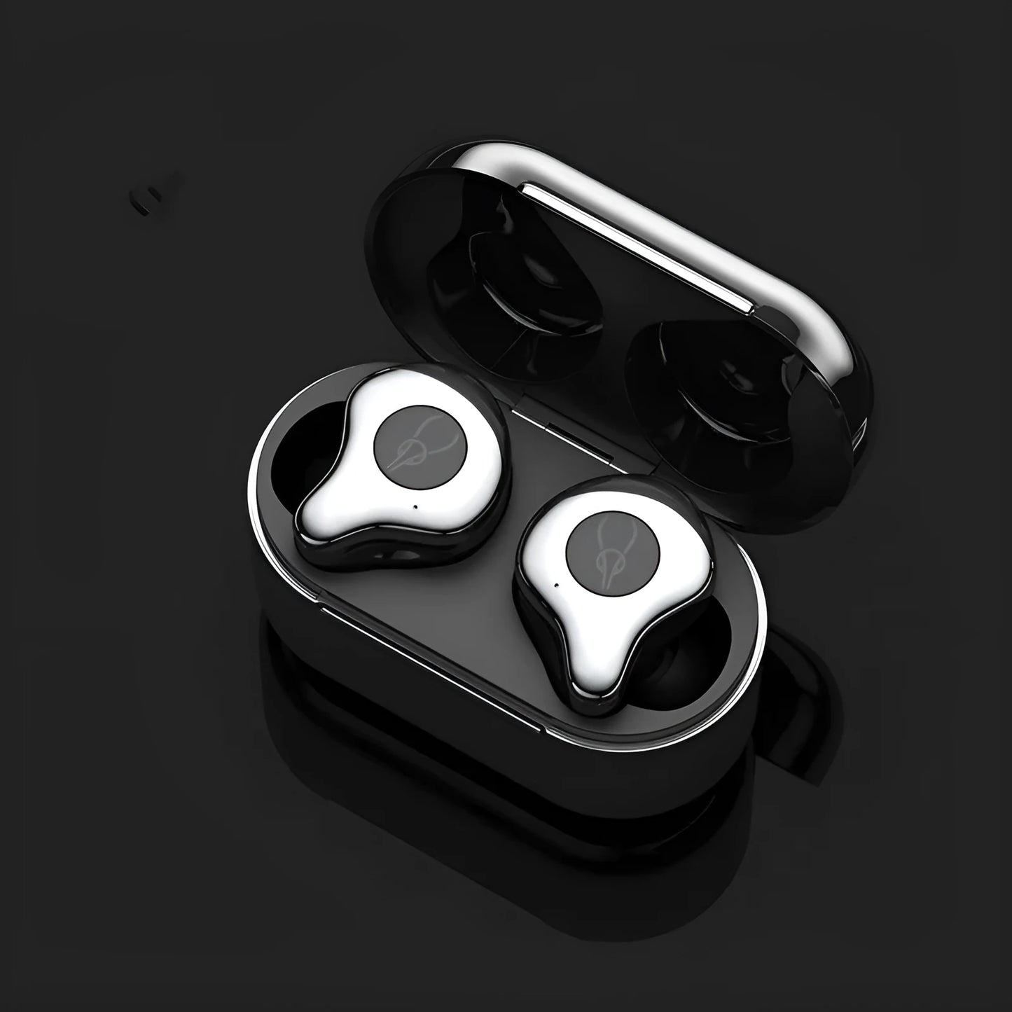 Wireless TWS 5.0 Bluetooth headset with 750mAh charging compartment, 6 hour playtime