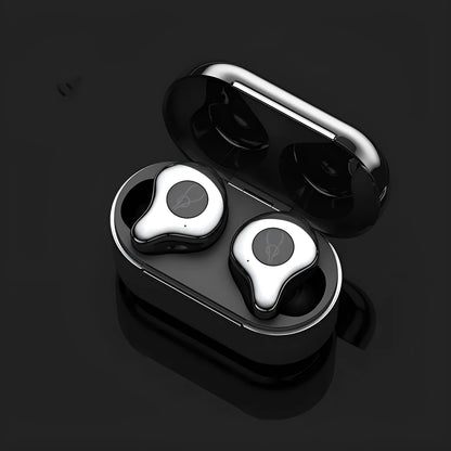 Wireless TWS 5.0 Bluetooth headset with 750mAh charging compartment, 6 hour playtime