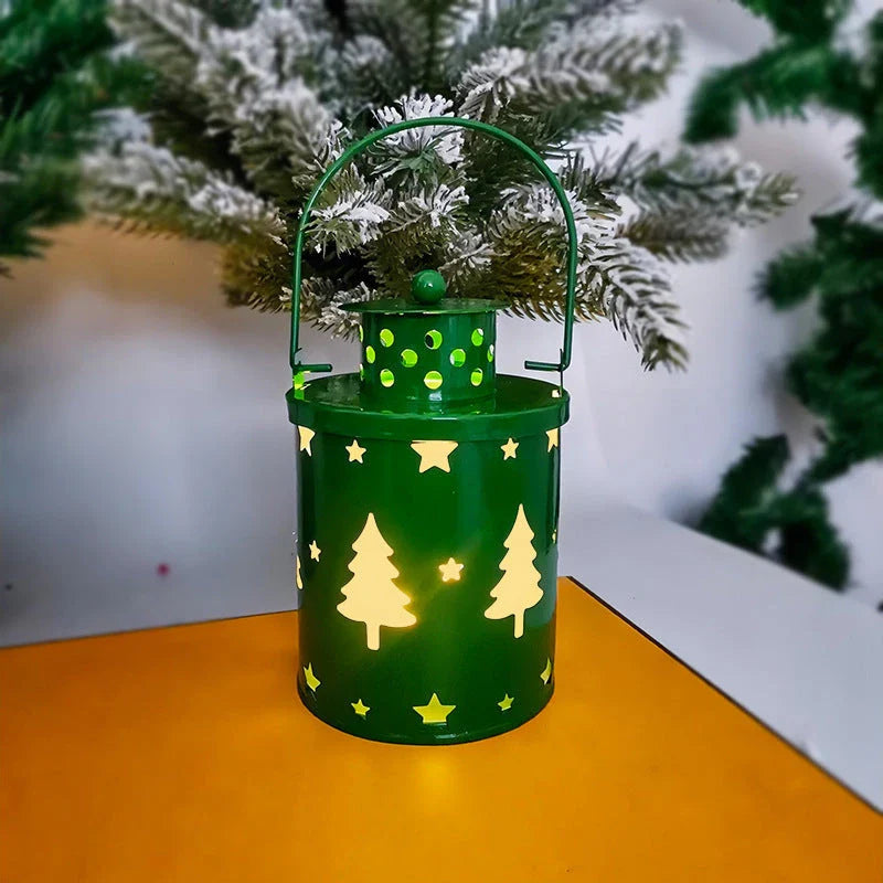 Enchanting LED candle lights with a Nordic-inspired design, creating a warm, festive ambiance for your holiday decor