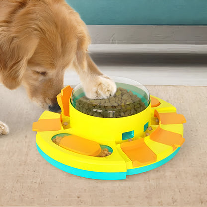 Plastic pet toy range with leaky bear dog toy, bulb tumbler cat toy, and sound teether ball in multiple colours
