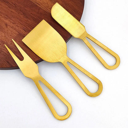 4-piece Cheese Knife and Acacia Wood Board Set for elegant cheese serving