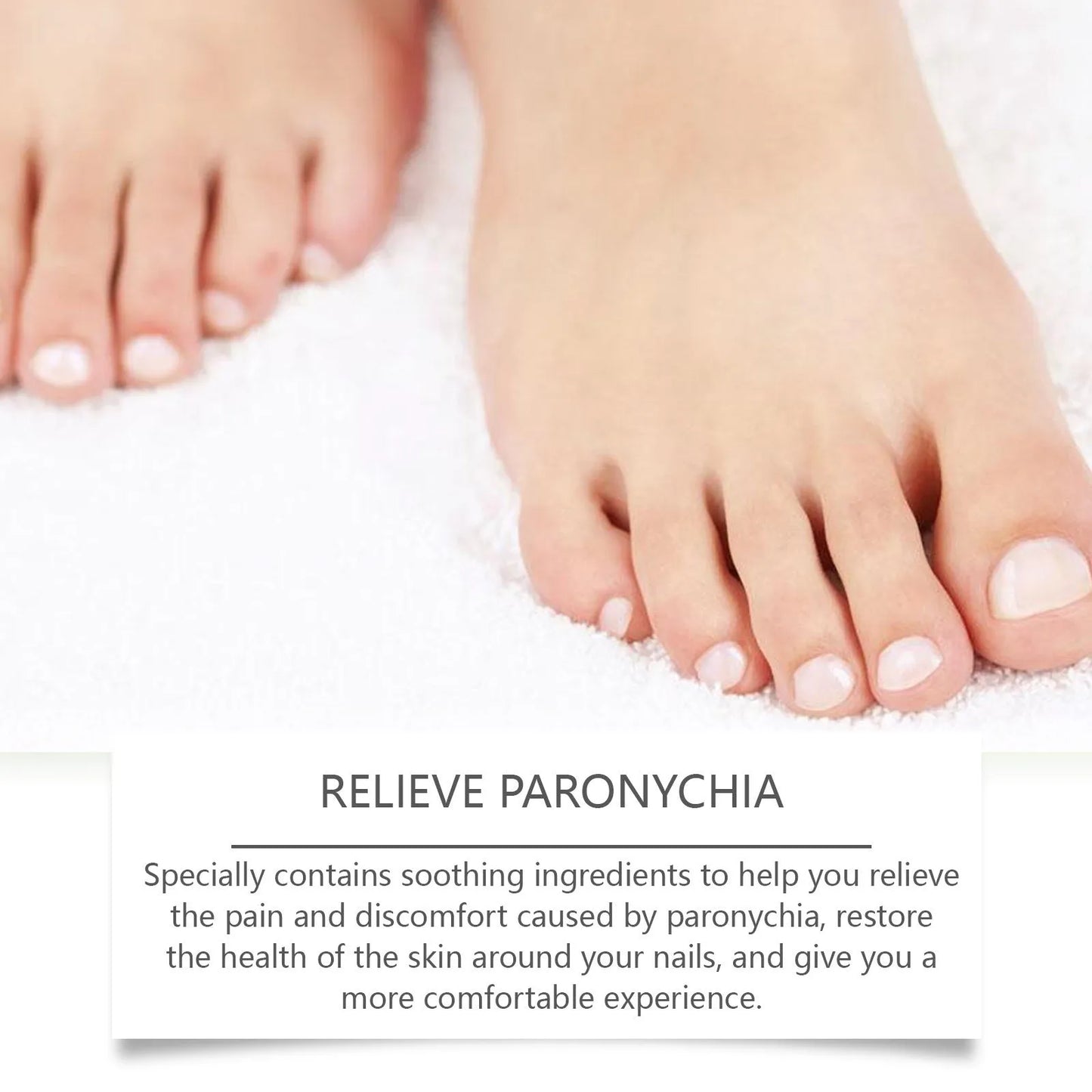 30ml bottle of nail care nursing solution for gentle daily cleaning.