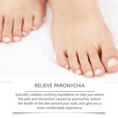 30ml bottle of nail care nursing solution for gentle daily cleaning.