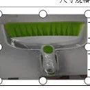 Small plastic handheld dustpan and brush cleaning kit in assorted colours.