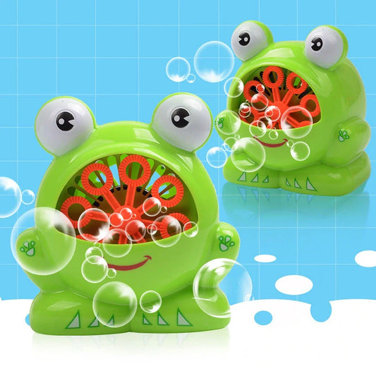 Creative Frog Automatic Bubble Machine Gun for kids outdoor play