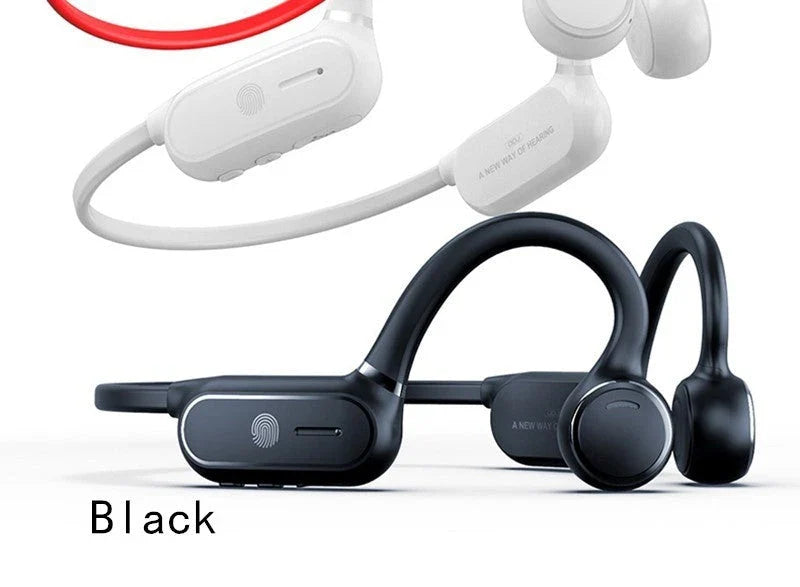 Premium bone conduction Bluetooth earphones with open-ear design, long battery life, and water-resistant construction for active lifestyles