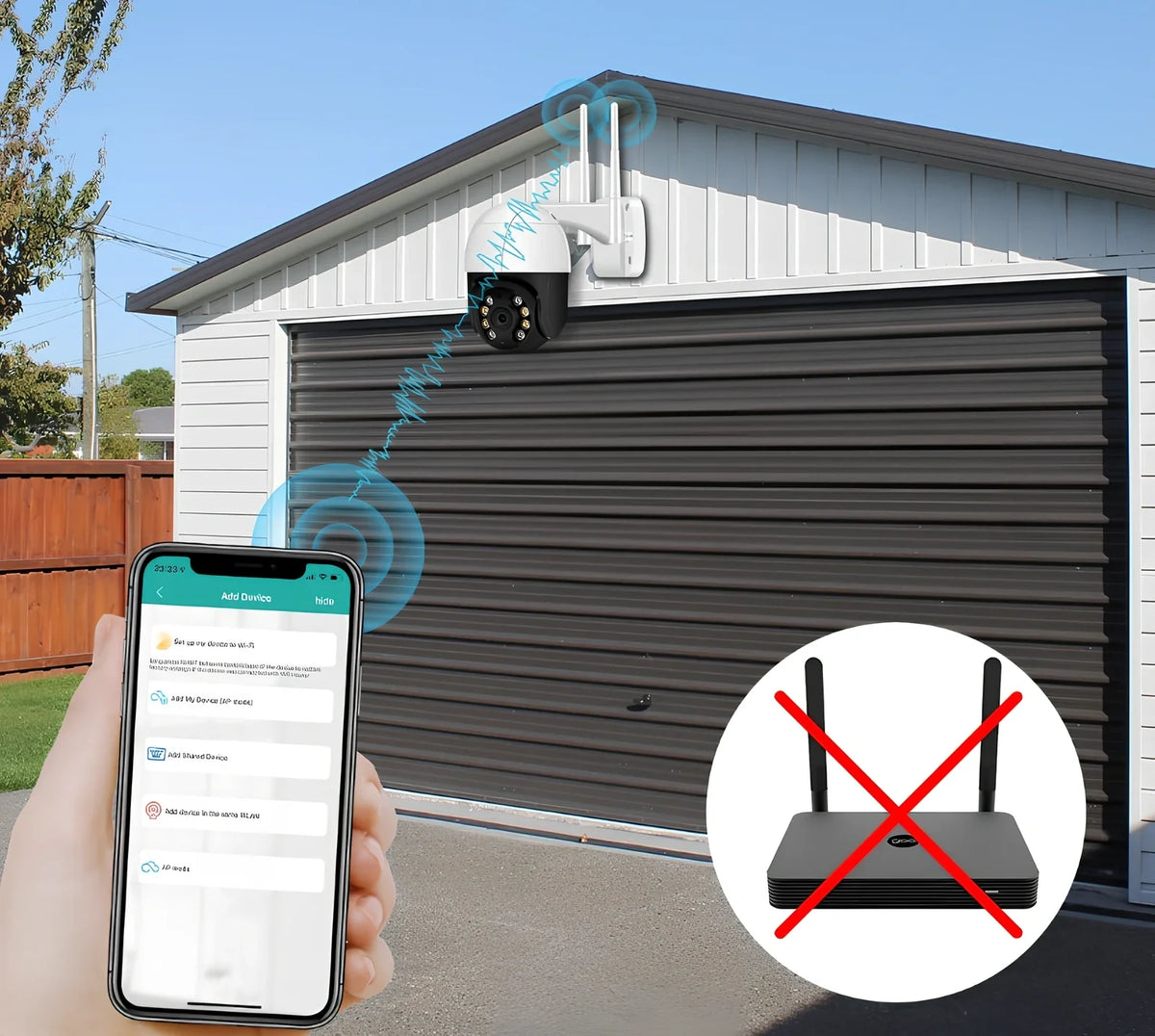 Wireless WiFi Camera with 270-Degree Rotation | Human Detection | Night ...