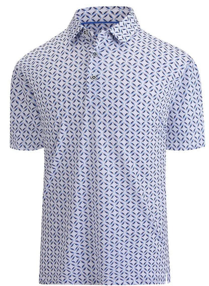Men's short sleeve t-shirt with 3D printed pattern and silver zip decorations on polyester mesh fabric