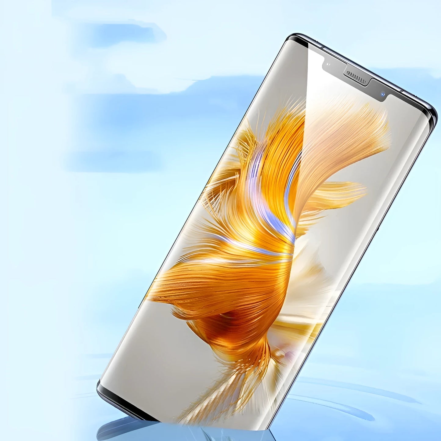 TPU screen protector for Huawei Mate 60 phone with application tools.