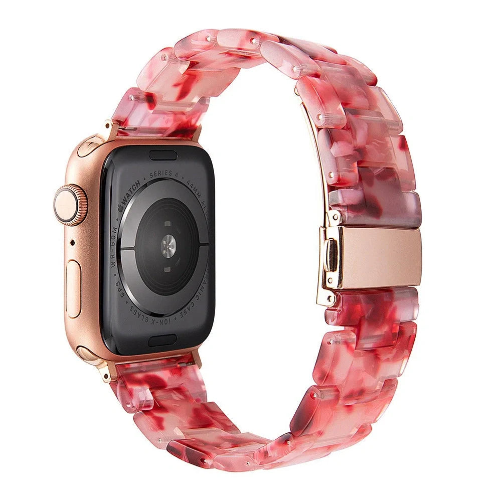 Apple Resin Slim Watch Band in multiple colours showing lightweight 35g construction and compatibility with Apple Watch