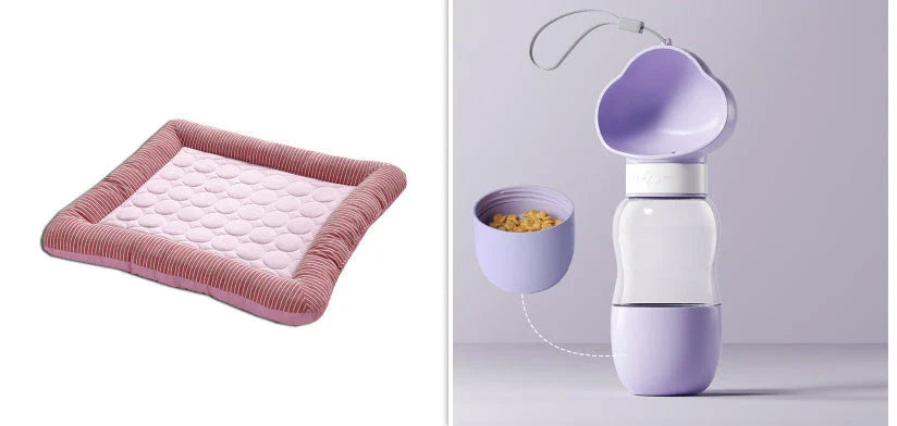 Cooling Pet Bed - Relieve Summer Heat for Dogs & Cats with High-Tech Cooling Cloth