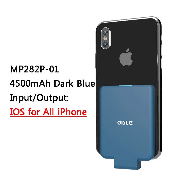 MP282P back clip battery in five colour options showing 90mm x 61mm dimensions