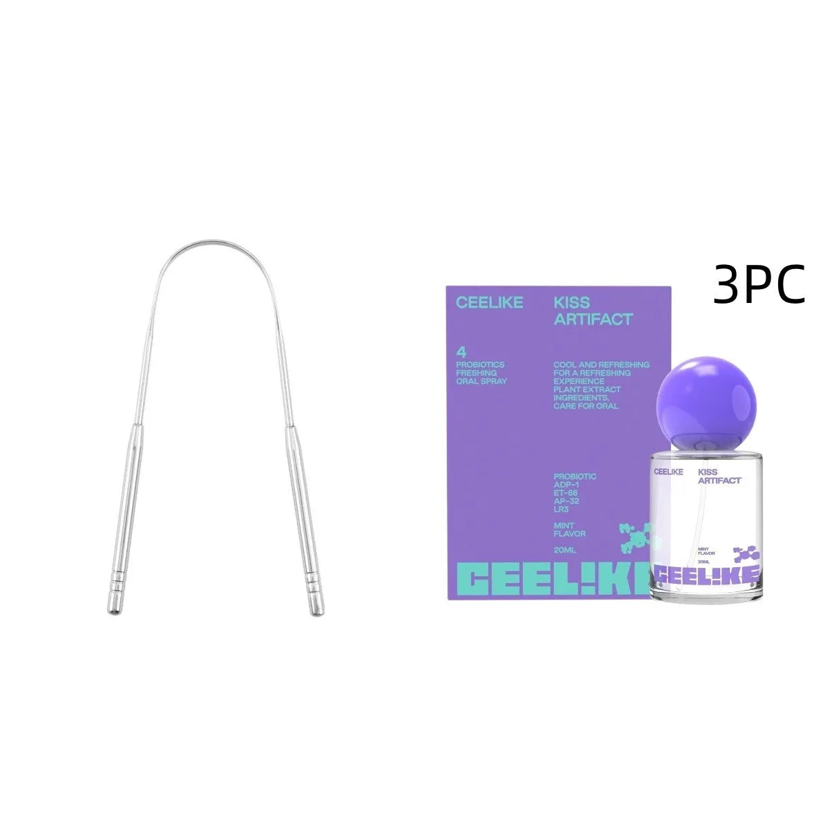 20ml probiotic oral care spray bottle for dental hygiene and breath freshening