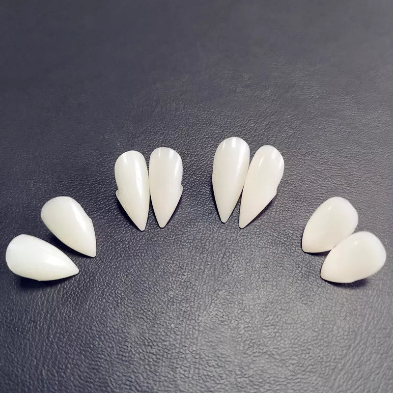 Adjustable Halloween Vampire Zombie Dentures for a spooky custom fit