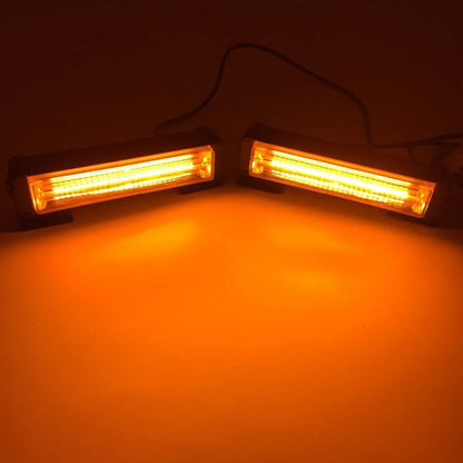 Yellow 208 Model 160mm net strobe warning light with COB LED for vehicle towing