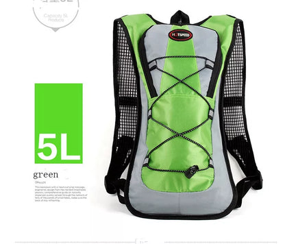 Lightweight waterproof outdoor sports backpack in various colours for running and off-road riding