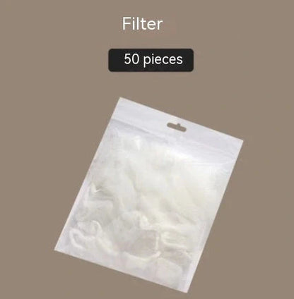 Kitchen Sink Filter Rack with removable suction cups and fine mesh for efficient cleaning