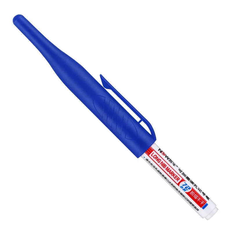 15.2 cm woodworking oil marker with quick-drying waterproof ink in black, red, blue, green