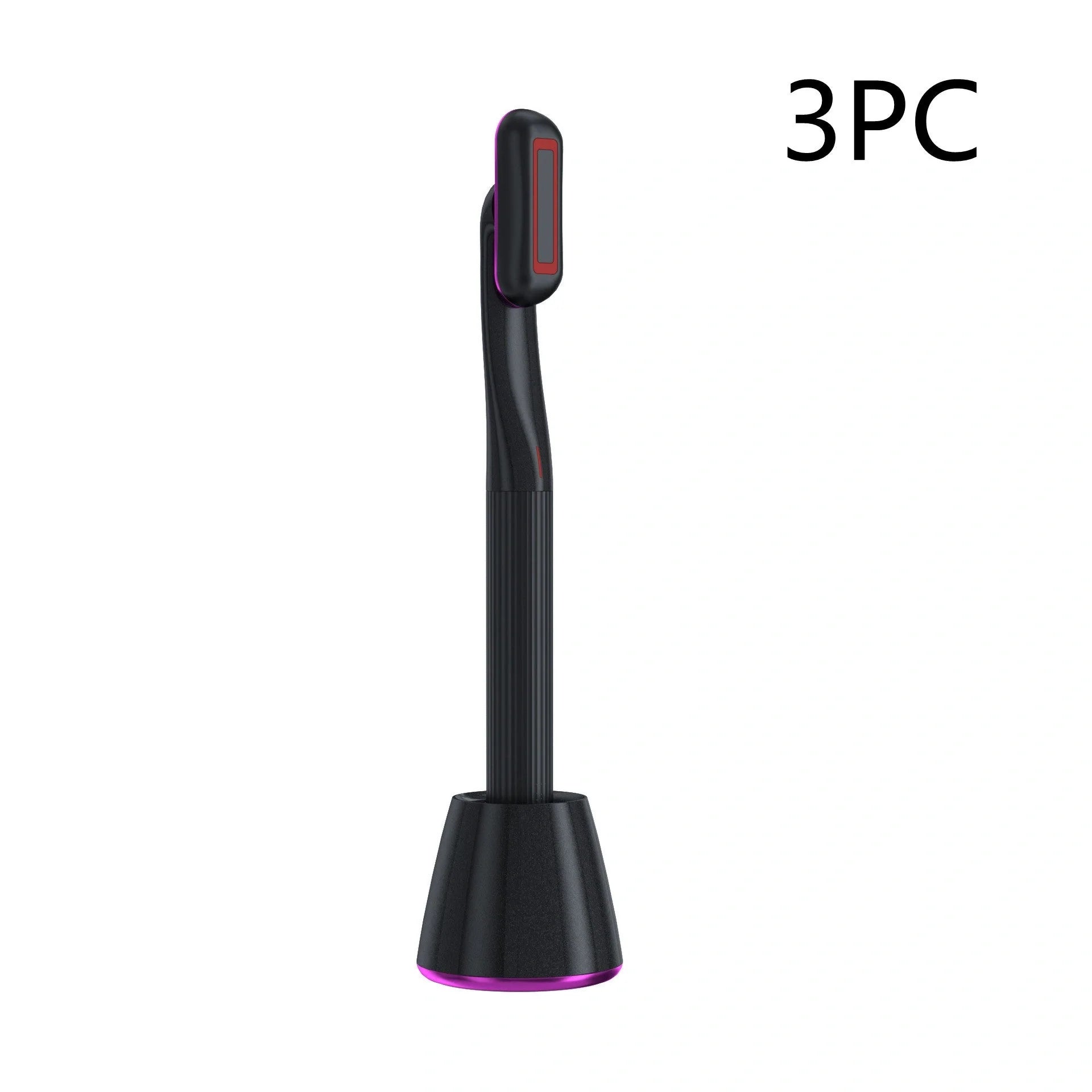 360 Degrees Rotary Eye Massage Wand with red LED light therapy and therapeutic warmth