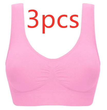 Comfortable women's yoga sports bra top for workouts and fitness activities