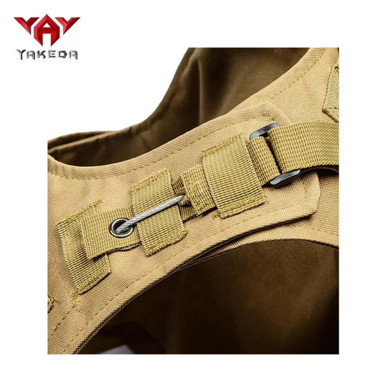 Military Fan Tactical Vest in black or mud for outdoor training and activities