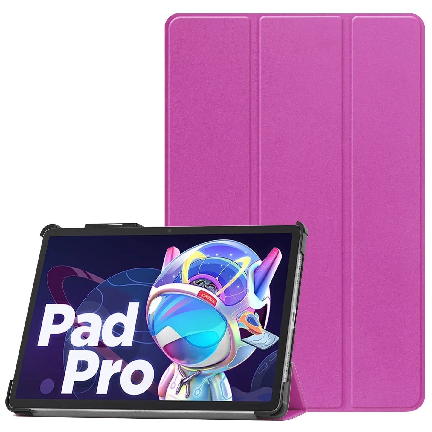 Lenovo Tab P12 tablet protective case with built-in stand in various colour and pattern options.
