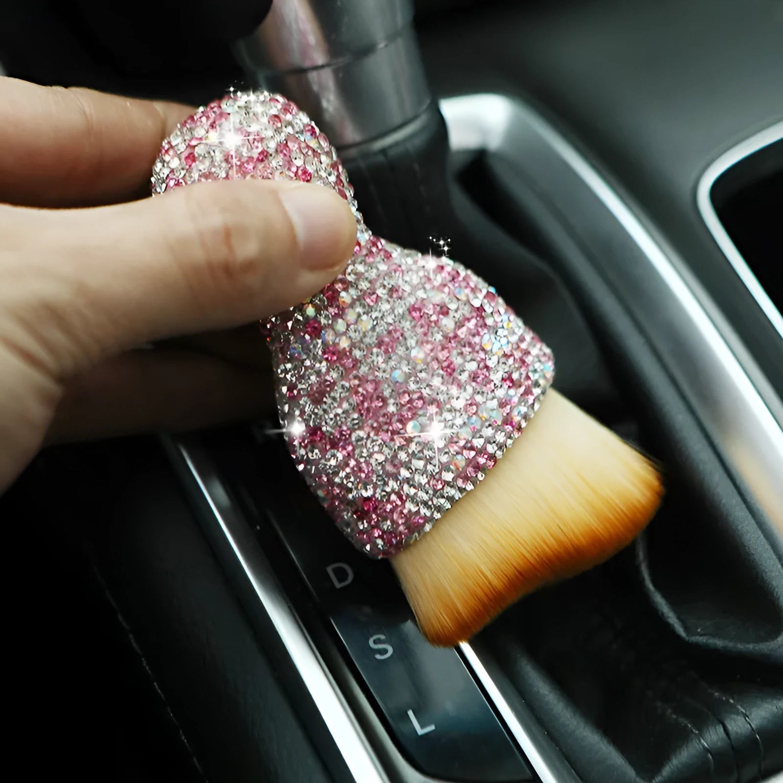 10cm car interior soft brush for dust removal from dashboard vents and seats