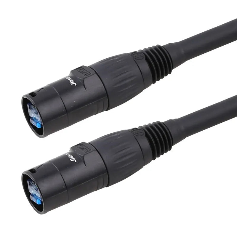 CAT6 RJ45 plug to plug Ethernet extension cable in various lengths.