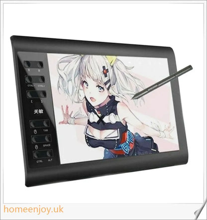 Professional Artist Digital Drawing Sketch Pad with stylus pen and wide high-resolution screen for creative digital artwork