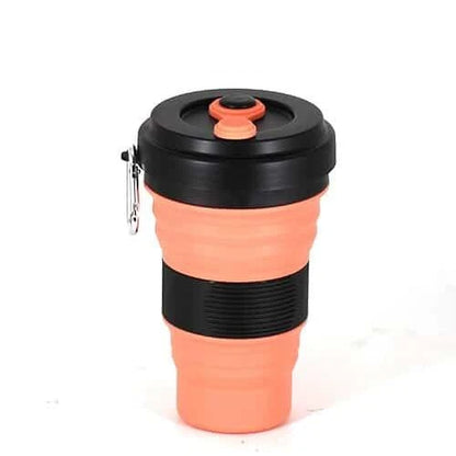 Colourful Folding Silicone Coffee Mug, a portable and eco-friendly companion for on-the-go caffeine enjoyment