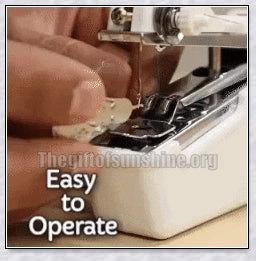 Portable Handheld Sewing Machine - A compact and lightweight solution for on-the-go sewing tasks, repairs, and alterations
