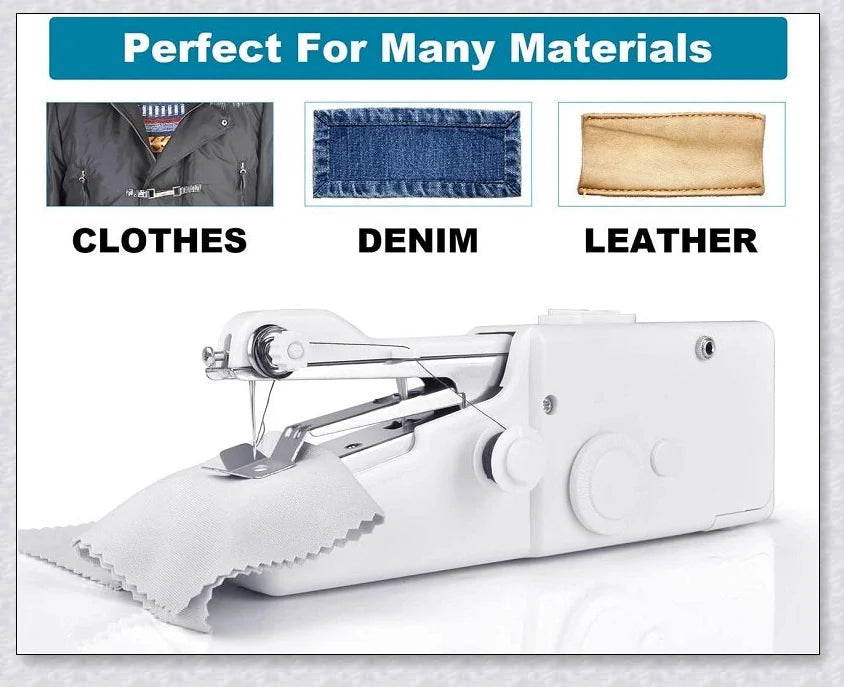 Portable Handheld Sewing Machine - A compact and lightweight solution for on-the-go sewing tasks, repairs, and alterations