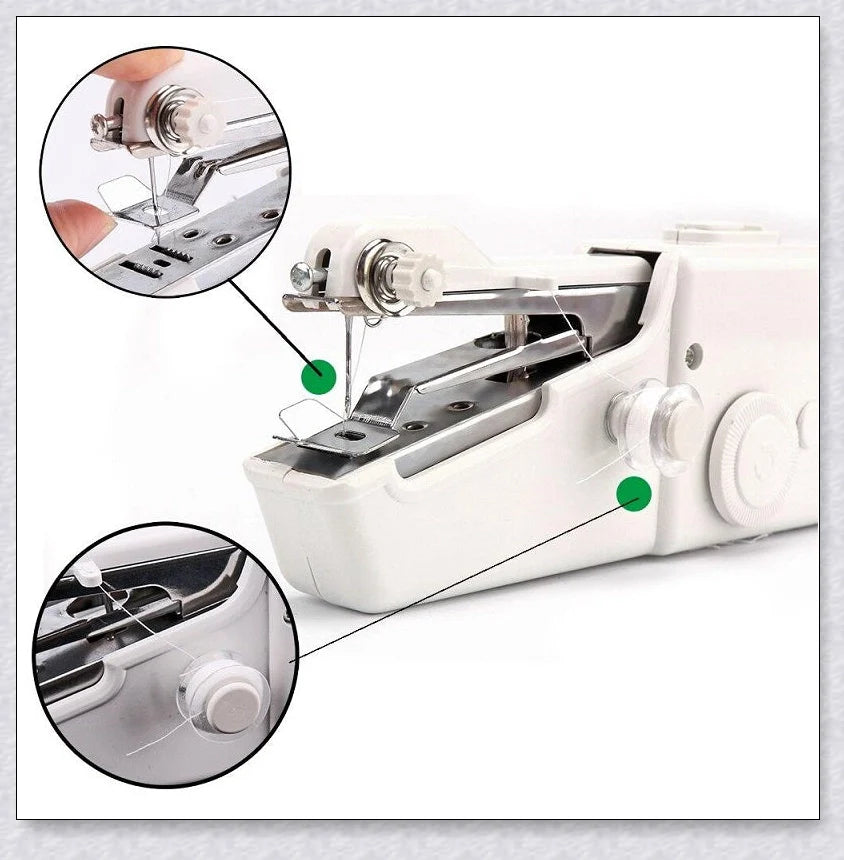 Portable Handheld Sewing Machine - A compact and lightweight solution for on-the-go sewing tasks, repairs, and alterations