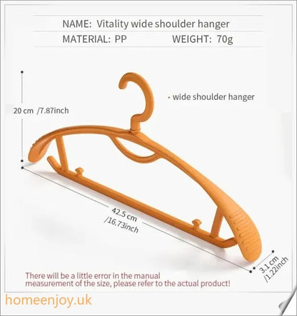 A set of 5 multi-functional, non-slip clothes hangers in a sleek and modern design