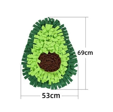 A premium-quality dog snuffle mat with a maze-like design, encouraging your pup to sniff and forage for hidden treats.