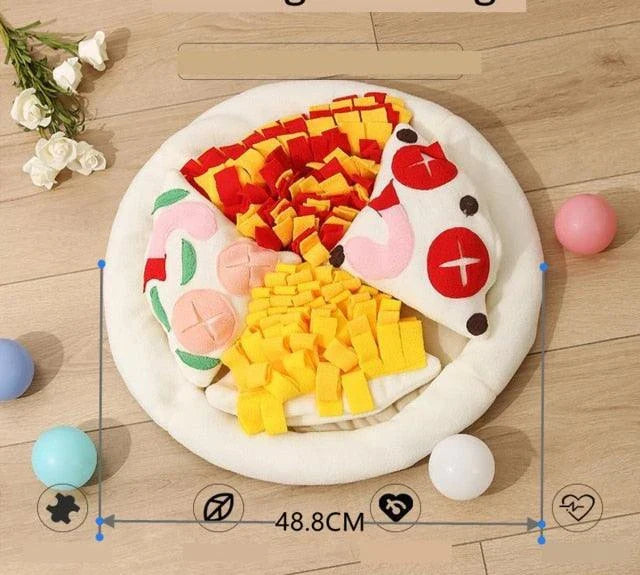 A premium-quality dog snuffle mat with a maze-like design, encouraging your pup to sniff and forage for hidden treats.