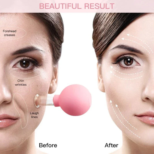 Premium Facial Cupping Massage Set for Skin Lifting and Anti-Cellulite, with adjustable suction and multi-size cups