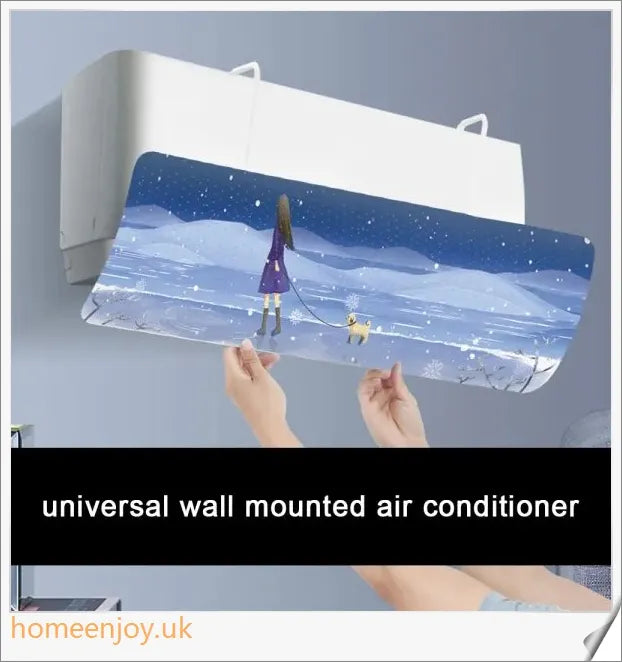 Premium air conditioning windshield made of durable PP material, designed to protect your AC unit from British weather
