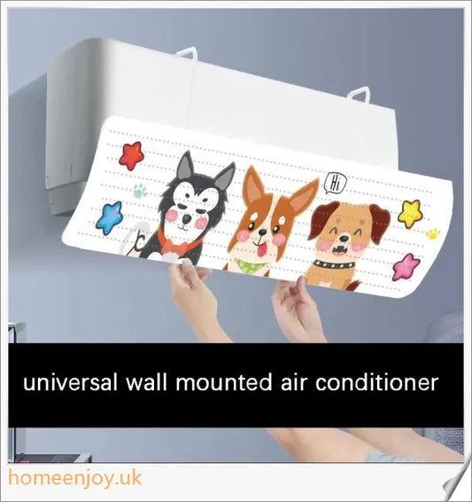 Premium air conditioning windshield made of durable PP material, designed to protect your AC unit from British weather