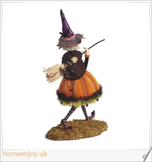 Bewitching Figure, Collectible Tabletop Witch Figurine with unique designs for Halloween decor