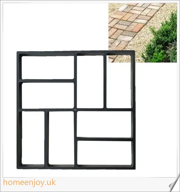 Garden Path Maker Mold by Trabyhand - Create custom cement or red mud garden paths with a natural, earthy stone effect