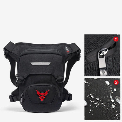 Motorcycle Racing Knight Equipment in water-repellent Oxford cloth with adjustable belt and leg straps for a customized fit