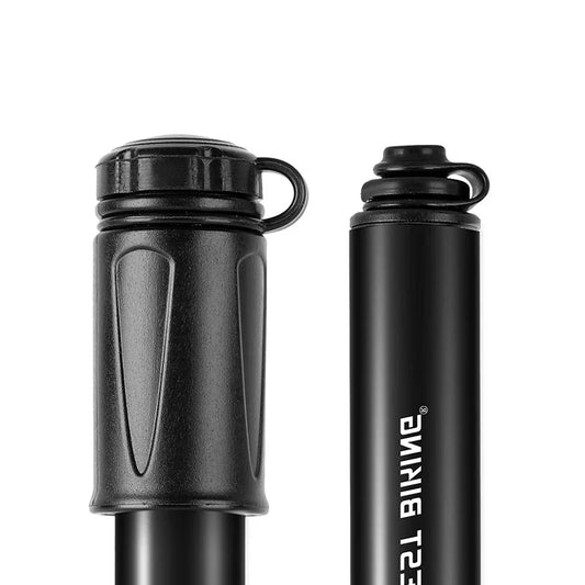 Trendha High Pressure Bicycle Basketball Inflator with Aluminium Alloy Barrel and Flexible Air Hose