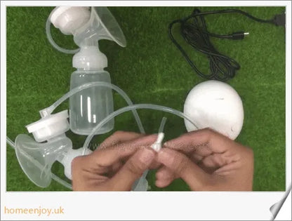 Trabyhand Electric Breast Double Pump - A hospital-grade breastfeeding machine with a silent motor, USB charging, and gentle massage cushions.