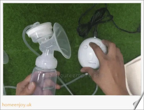Trabyhand Electric Breast Double Pump - A hospital-grade breastfeeding machine with a silent motor, USB charging, and gentle massage cushions.