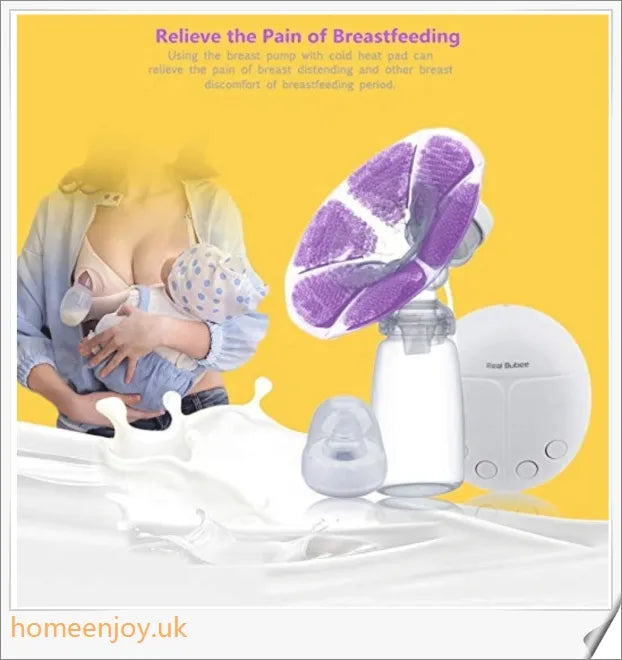 Trabyhand Electric Breast Double Pump - A hospital-grade breastfeeding machine with a silent motor, USB charging, and gentle massage cushions.